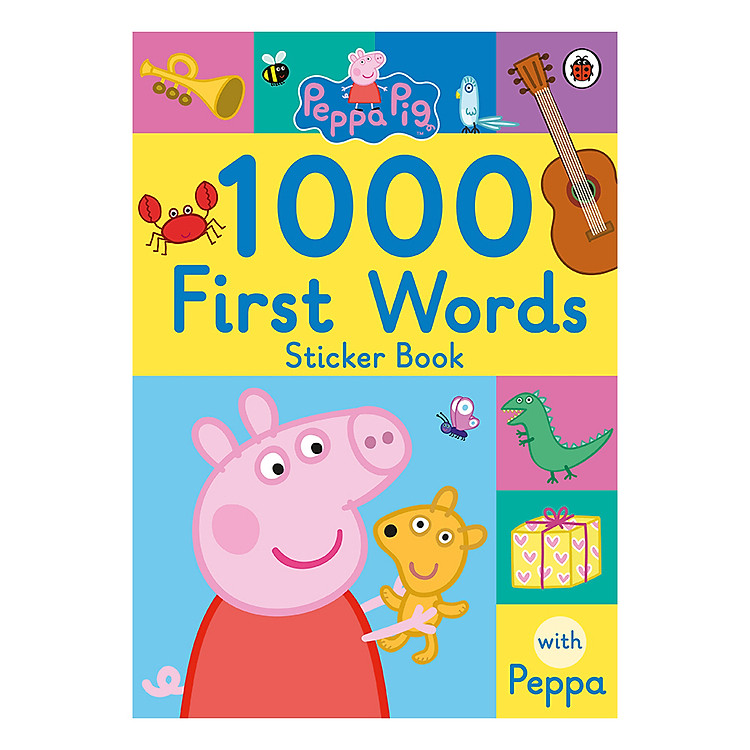 Sách Peppa Pig: 1000 First Words Sticker Book