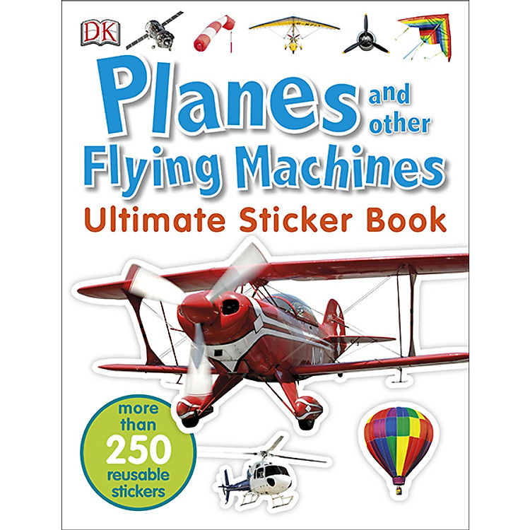 Sách Ultimate Sticker Book Planes And Other Flying Machines