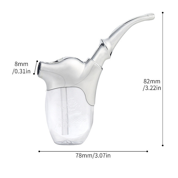 Bộ 2 Tẩu Thuốc Nhựa Dẻo (1 cái gắn điếu, 1 cái dùng nước) - Ảnh 4