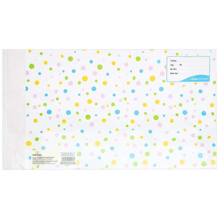 Giấy Bao Tập 2 Trong 1 Bìa Kiếng Dots - The Sun 04 (5 tờ) - Ảnh 4