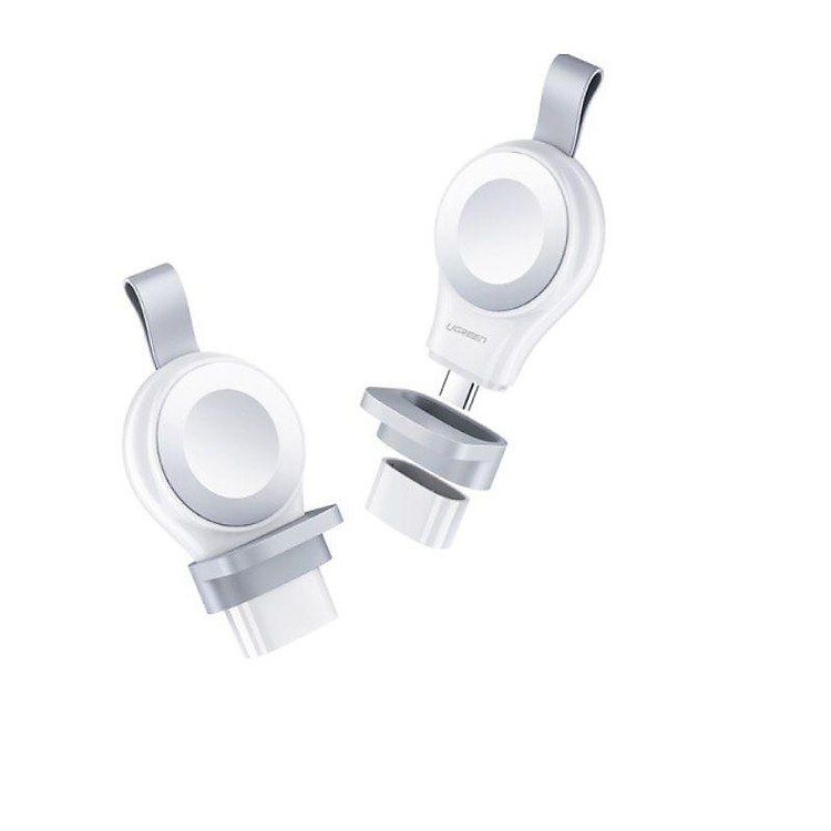 Ugreen 60709 5V 1A sạc cho apple iwatch Màu Trắng có chip MFI cổng vào usb type C CD144 Hàng chính Hãng