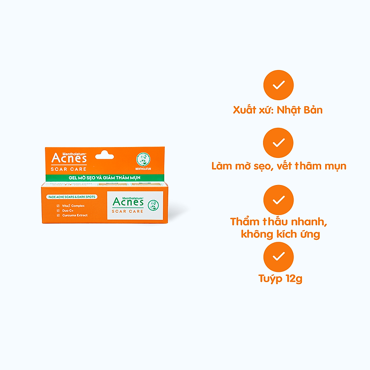 Gel dưỡng ACNES Scar Care giúp mờ sẹo & giảm thâm mụn (Tuýp 12g)