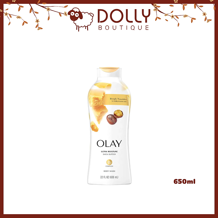 Sữa Tắm Olay Mềm Mịn Daily Moisture Body Wash 650ml