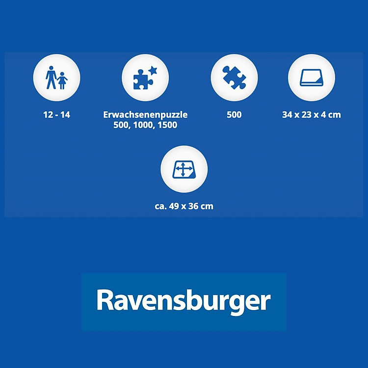 Puzzle Landscape 500 mảnh RAVENSBURGER Chính hãng Giá tốt - Hình ảnh 3