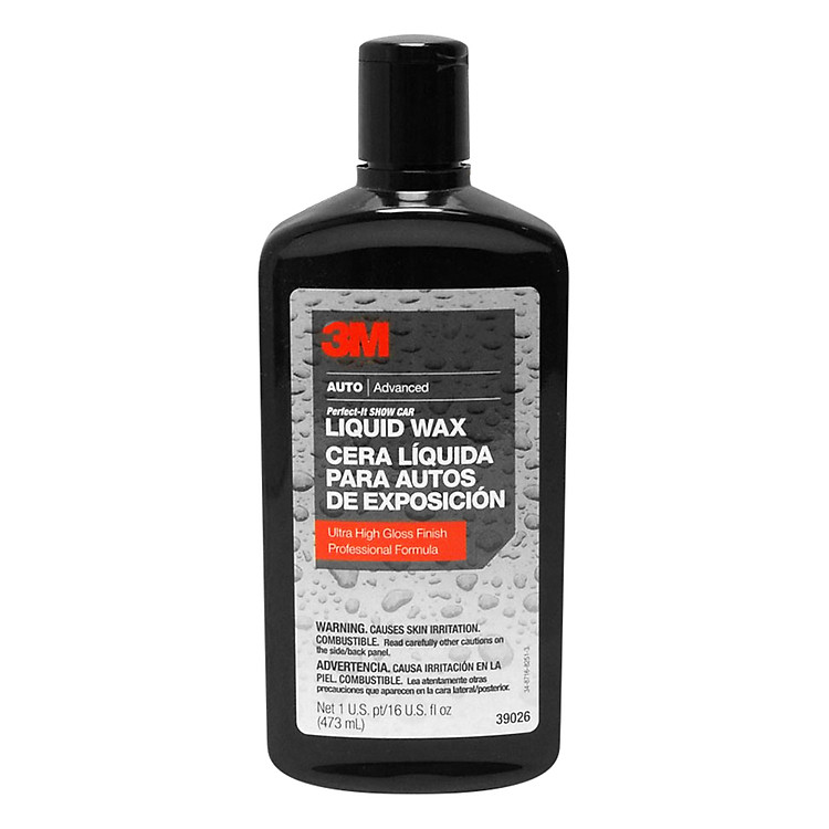 Dung Dịch Đánh Bóng Bảo Vệ Sơn 3M Perfect-It Show Car Liquid Wax 39026 (473ml)