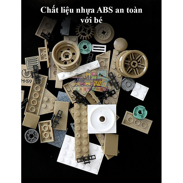 Bộ Đồ Chơi Lắp Ghép Xe Tăng Leopard Chính hãng Tiết kiệm - Hình ảnh 4