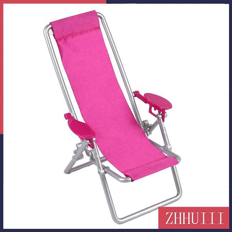 Ghế Ngồi Bãi Biển Mini 11.5 Inch Gấp Gọn Tiện Dụng Cho Nhà Búp Bê