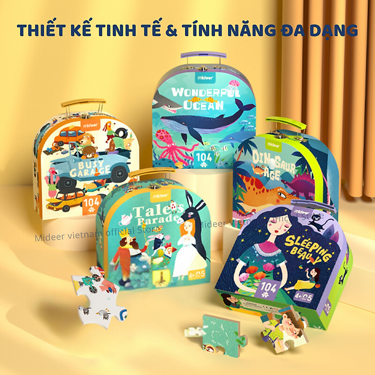 Bộ xếp hình Mideer Vali Gift Box Chính hãng Ưu đãi - Hình ảnh 4