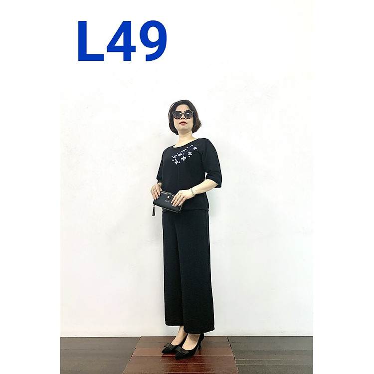 Đồ Bộ Trung Niên Nữ - Bộ Đũi Tay Lỡ - Không Nhăn Không Xù - Đủ Size từ 46kg-70kg - Tuấn Tú Store