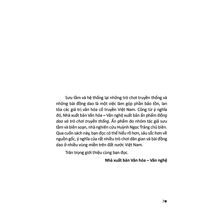 Đồng dao và trò chơi truyền thống - Ảnh 2