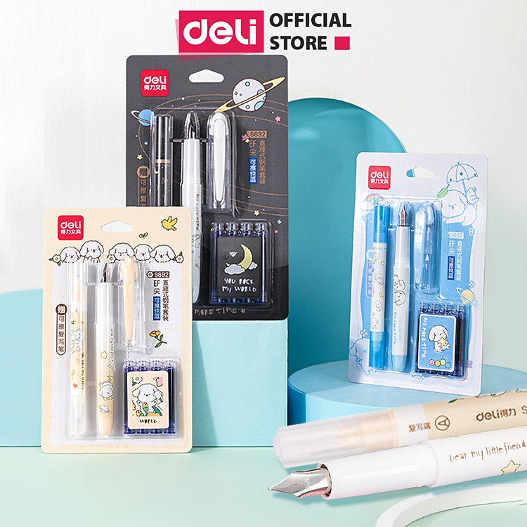 Bộ Bút Máy Học Sinh Deli