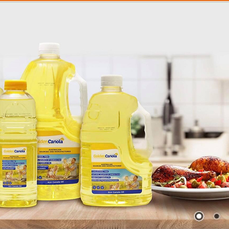 Dầu Ăn làm từ hạt cải ngọt không biến đổi gen (NON-GMO), nhập khẩu từ Úc- Golden Canola