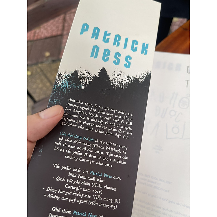 CÂU HỎI ĐƯỢC TRẢ LỜI – Patrick Ness - Ảnh 2
