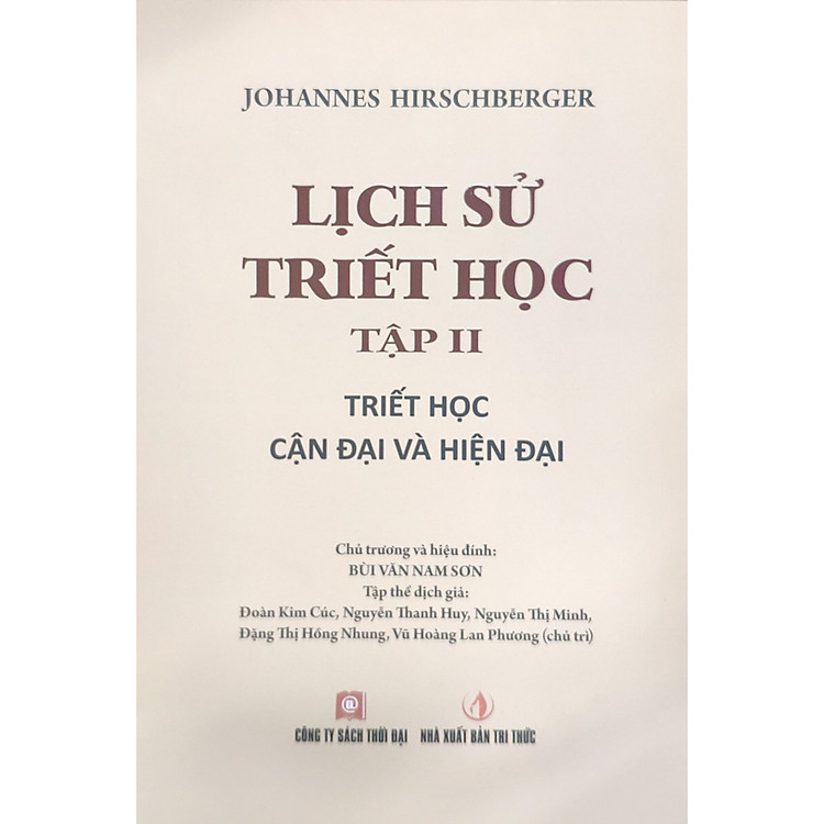 Lịch Sử Triết Học (Trọn Bộ 2 Tập) - Ảnh 3