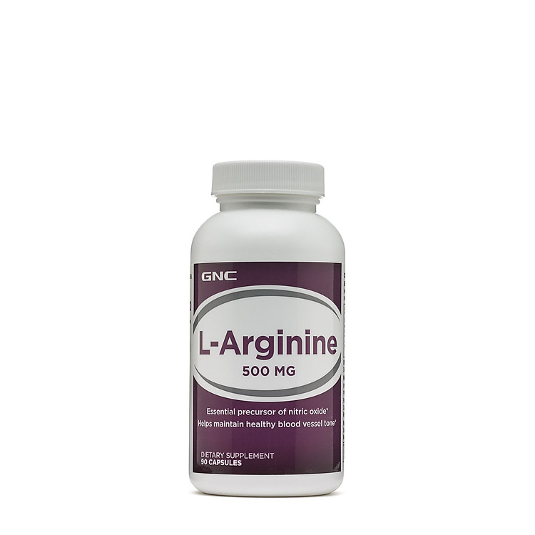 Thực Phẩm Chức Năng Hỗ trợ gan GNC L-Arginine 500MG chai 90 viên