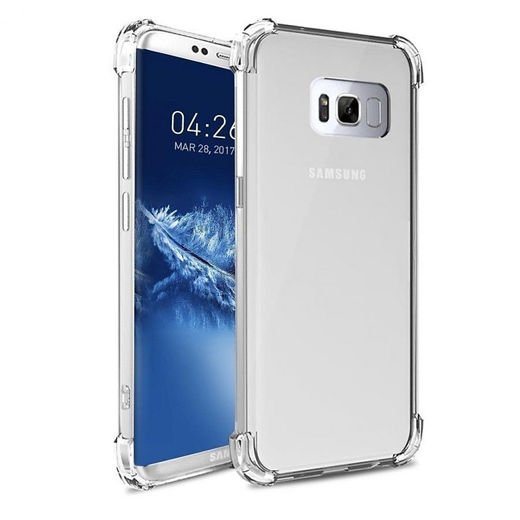 Ốp Lưng Dẻo Chống Sốc Phát Sáng Cho Samsung Galaxy Note 8 (Trong Suốt) - Hàng Nhập Khẩu
