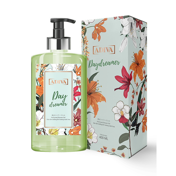 Sữa Tắm Dưỡng Ẩm Hương Nước Hoa ADIVA Day Dreamer 400ml