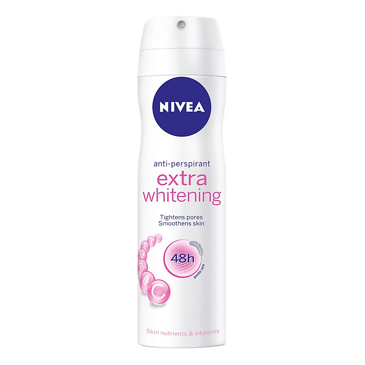 Xịt Khử Mùi Nữ NIVEA Extra Whitening 150ml - 82967