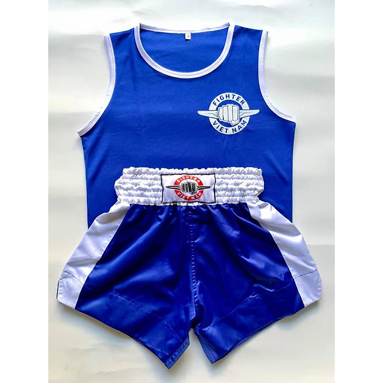 Quần Áo Kick Boxing Fighter Xanh