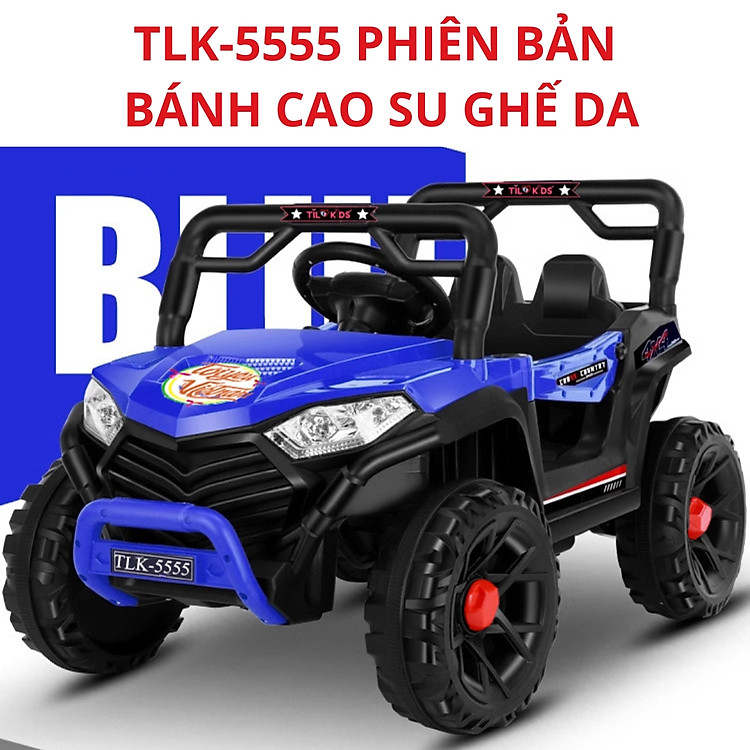 Xe oto điện cho bé TILO KIDS TLK-5555 phiên bản Tôi yêu Việt Nam có điều khiển từ xa, bluetooth, chế độ nhún
