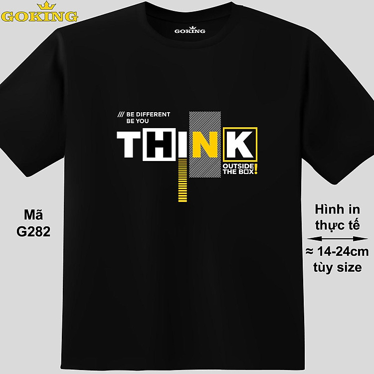 Think Outside The Box, mã G282. Áo thun siêu đẹp cho cả gia đình. Form unisex cho nam nữ, trẻ em, bé trai gái