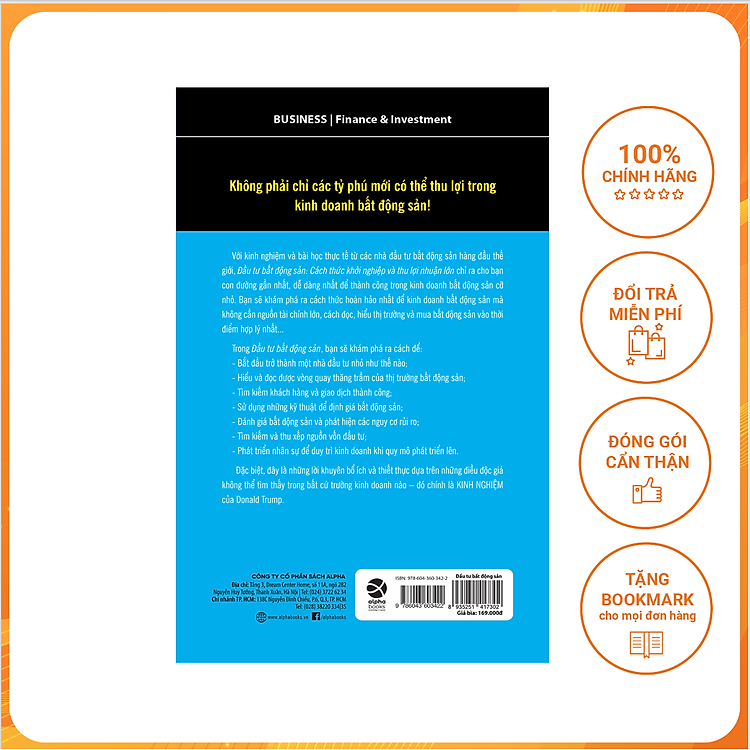 Đầu Tư Bất Động Sản - Alpha Books - Ảnh 3