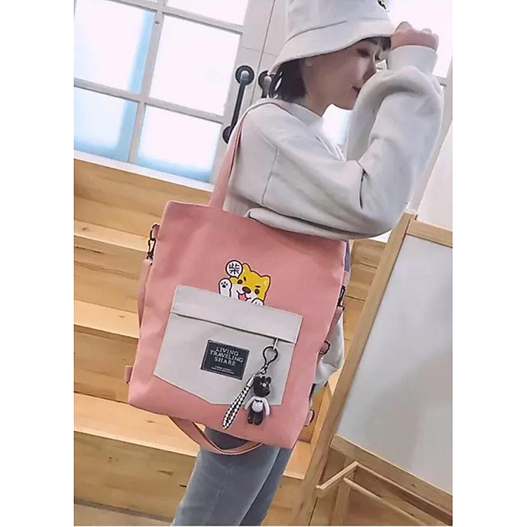 Túi xách tote vải canvas Toto ( hộp )