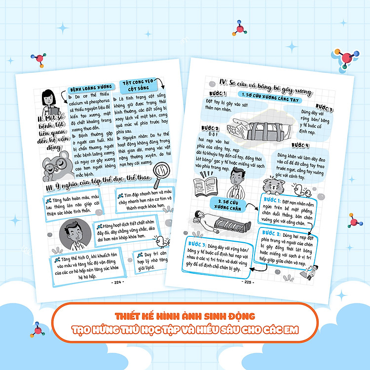 Sổ tay kiến thức - phương pháp - dạng bài Khoa học tự nhiên Lý - Hóa - Sinh Lớp 8 - Ảnh 2