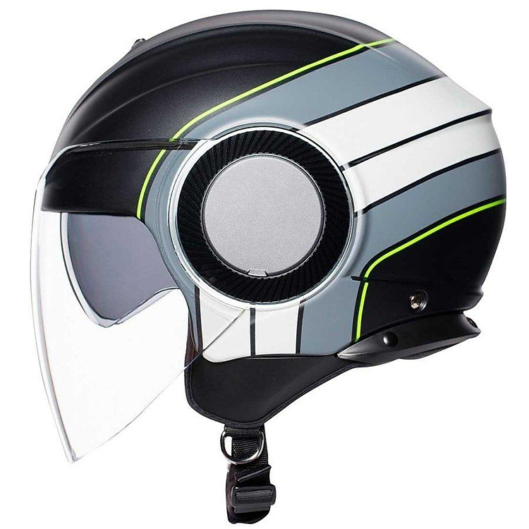 ORBYT AGV E2205 MULTI BRERA MATT BLACK/GREY/YELLOW F ( SIZE L )