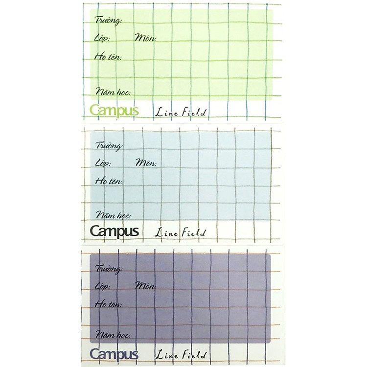 Nhãn Vở Campus NT-LFI18 Line Field - Ảnh 5