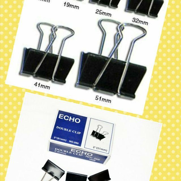 Kẹp đen, kẹp bướm 51 mm ( hộp 12 cái)