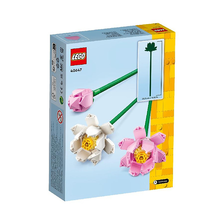 Mua Đồ Chơi Lắp Ráp Hoa Sen LEGO 40647 Chính hãng Giá rẻ - Hình ảnh 5