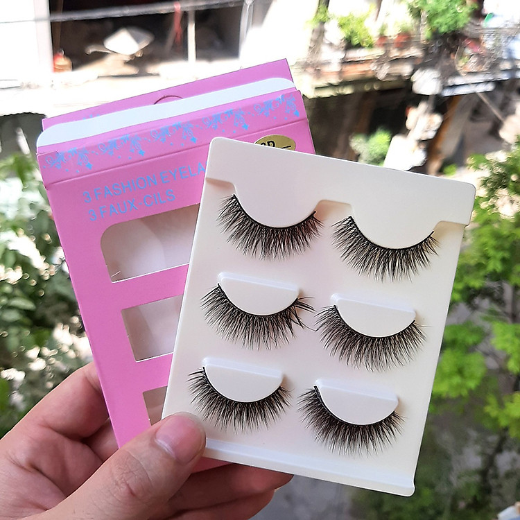 3 cặp lông mi giả tự dính 3PCS - A01
