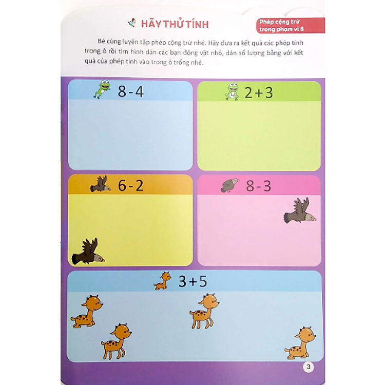 Bóc Dán Hình Thông Minh Phát Triển Khả Năng Tư Duy Toán Học IQ EQ CQ (5-6 Tuổi) (Quyển 3) - Ảnh 4