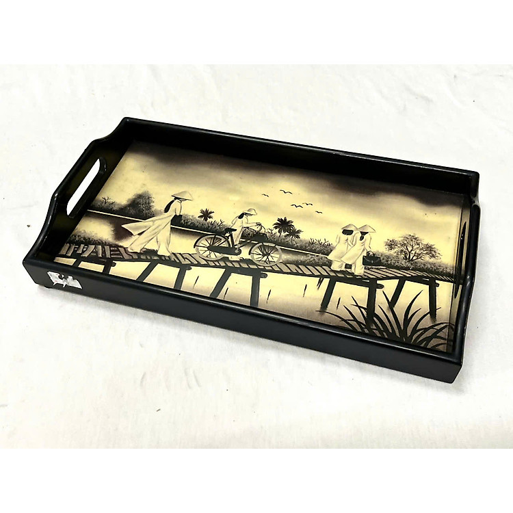 Khay sơn mài cao cấp – Mã KC11 (27x15x2.5 cm)