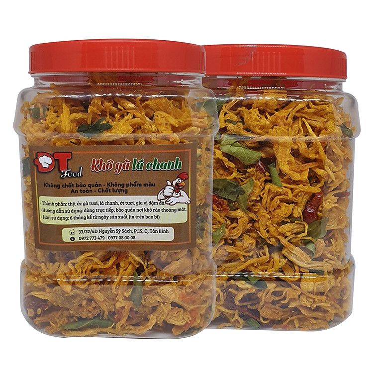 Khô Gà Lá Chanh Thượng Hạng DTfood 1kg