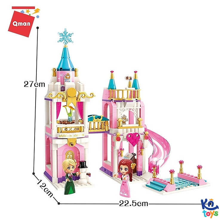 Đồ chơi lắp ráp Qman 2615 - Ngôi nhà Chính hãng Ưu đãi - Hình ảnh 3