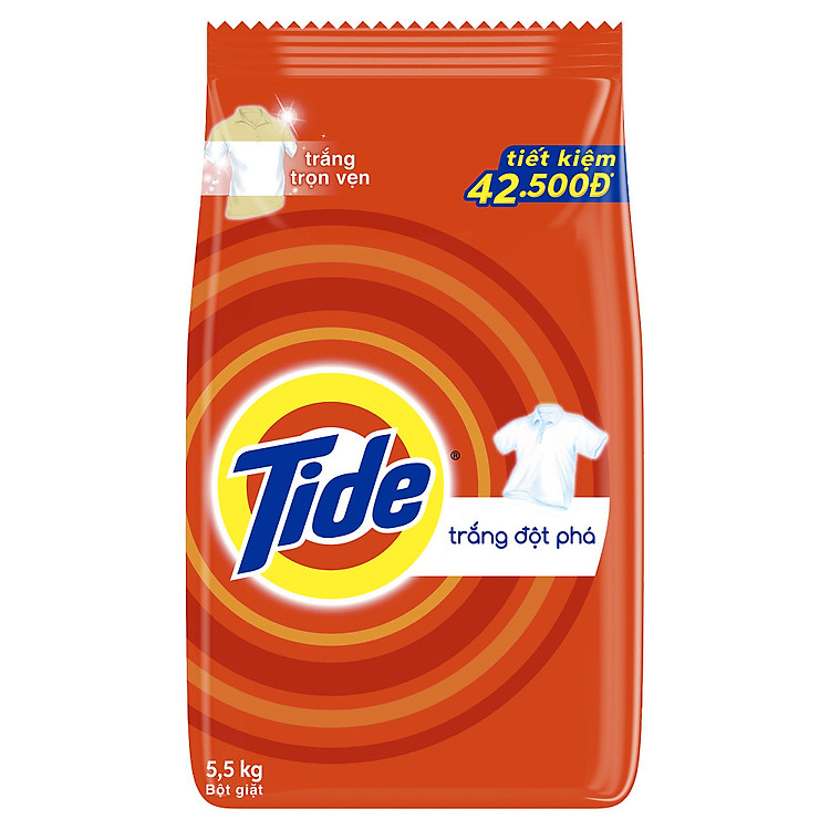 Bột Giặt Tide Trắng Đột Phá (5.5kg)