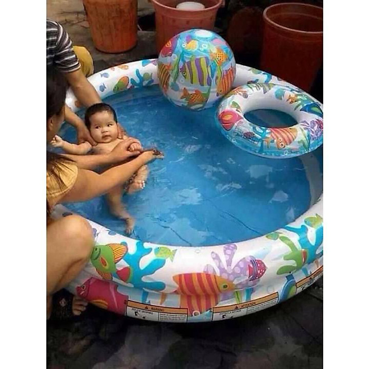 BỂ BƠI PHAO 3 TẦNG 3 CHI TIẾT CÁ