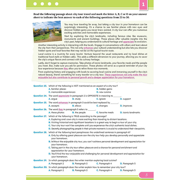 Bộ đề thi thử Tốt nghiệp THPT môn tiếng Anh 2025 - Tập 1 - Ảnh 7