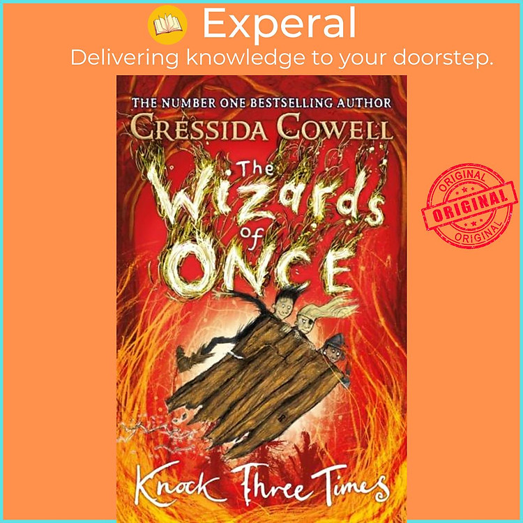 Sách - The Wizards of Once: Knock Three Times - Book 3 by Cressida Cowell (UK edition, hardcover)