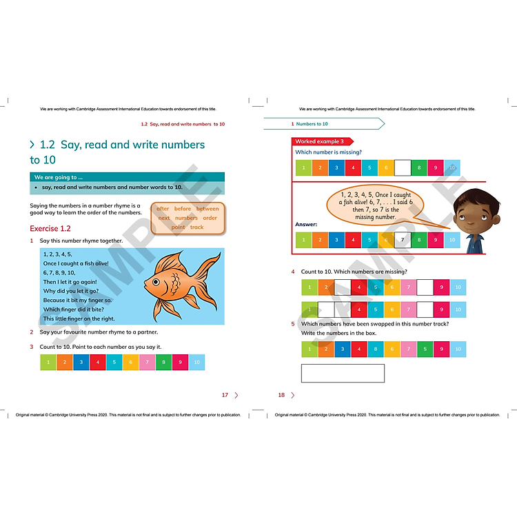 Cambridge Primary Mathematics Learner's Book 1 With Digital Access (2nd Edition) - Ảnh 3