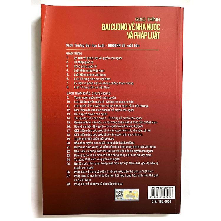 Giáo trình Đại cương về nhà nước và pháp luật (Tái bản lần thứ nhất) - Ảnh 2