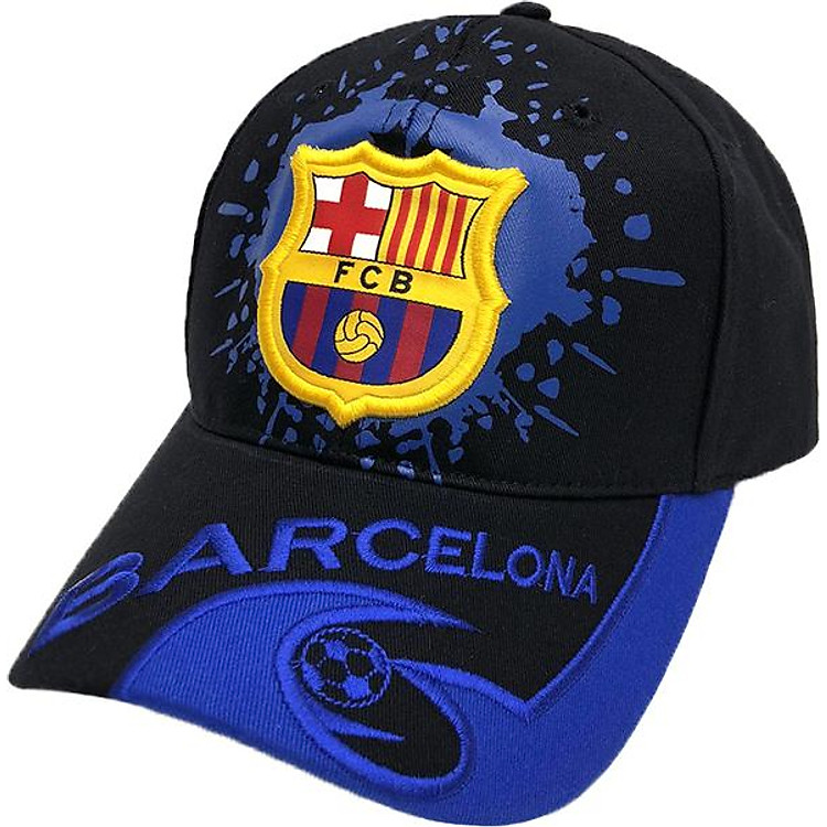 Nón thể thao CLB Barcelona Nón Trơn Store (Đen 501)