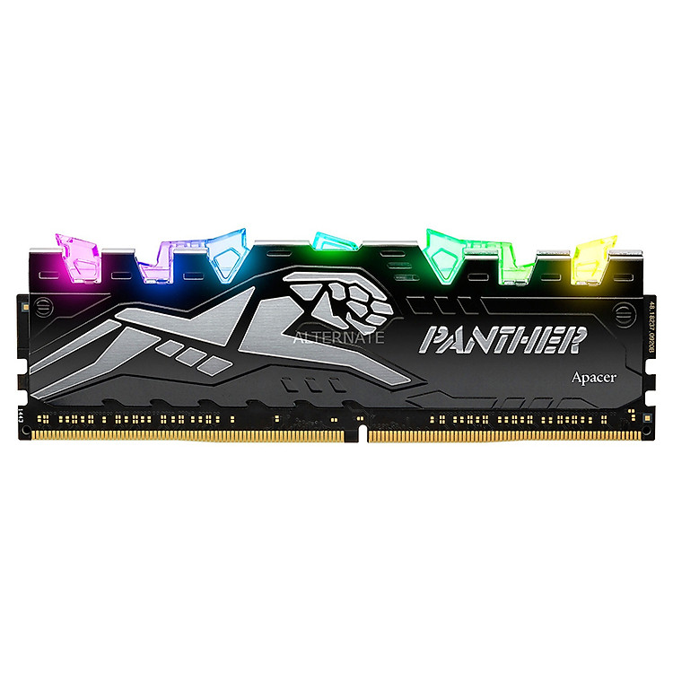 RAM PC Apacer Panther Rage RGB Silver DDR4-2666 8GB EK.08G2V.GQN - Hàng Chính Hãng