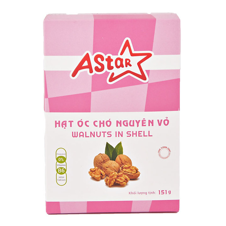 Hạt Óc Chó Mỹ Astar 151g Tự Nhiên Nguyên Vỏ Cao Cấp Loại 1 Nhập Khẩu