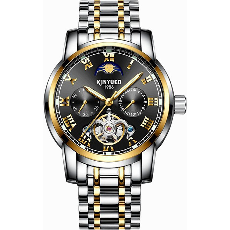 Đồng hồ cơ nam KINYUED hàng cao cấp, thiết kế phong cách doanh nhân, lịch lãm