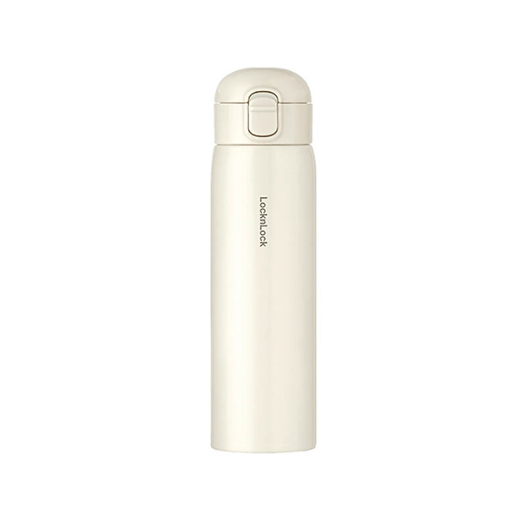 Bình Giữ Nhiệt LocknLock Round One - Touch Tumbler 500Ml - 2 Màu (Đen, Trắng) - LHC3296