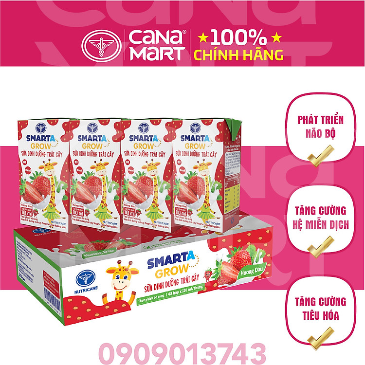 Tham Khảo tại ConCung: Nơi Thùng sữa trái cây Nutricare Smarta Grow Chất lượng , nhận ngay nhiều Ưu đãi