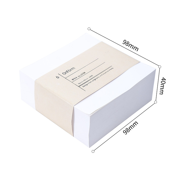 Giấy Nhắn Sticky Note Deli 98x98mm (400 tờ) - Màu Trắng/Nâu - Ảnh 3